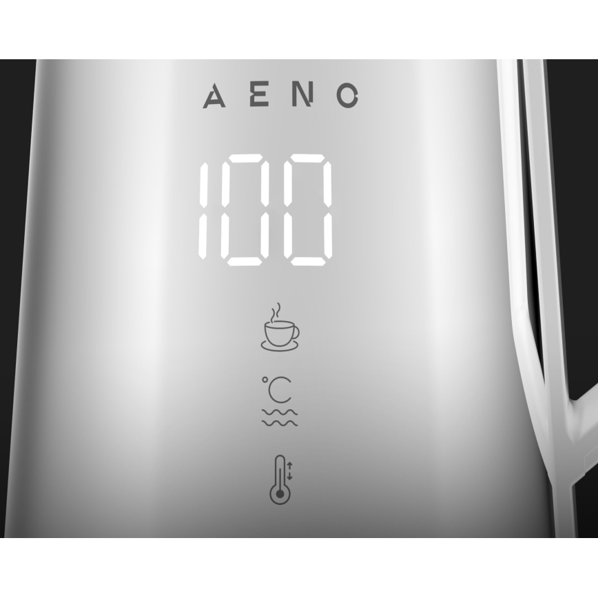 AENO - Smart vattenkokare med LED display 1,7 l 2200W/230V vit