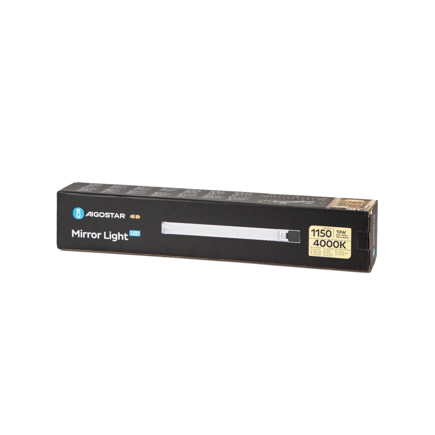 Aigostar - Badrumsspegel med LED-belysning LED/10W/230V 4000K 46,5cm IP44