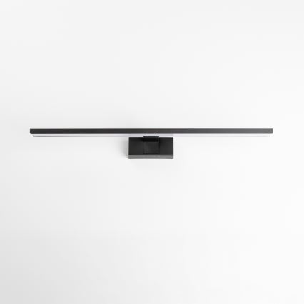 Aigostar - Badrumsspegel med LED-belysning LED/12W/230V 4000K 60 cm IP44 svart