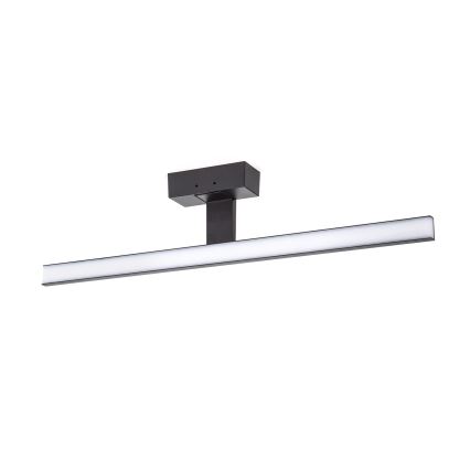 Aigostar - Badrumsspegel med LED-belysning LED/12W/230V 4000K 60 cm IP44 svart