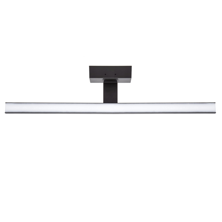 Aigostar - Badrumsspegel med LED-belysning LED/12W/230V 4000K 60 cm IP44 svart