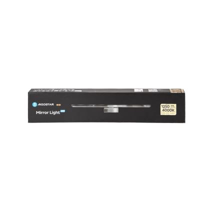 Aigostar - Badrumsspegel med LED-belysning LED/12W/230V 4000K 60cm IP44 Aluminium