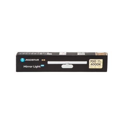 Aigostar - Badrumsspegel med LED-belysning LED/6W/230V 4000K 40cm IP44