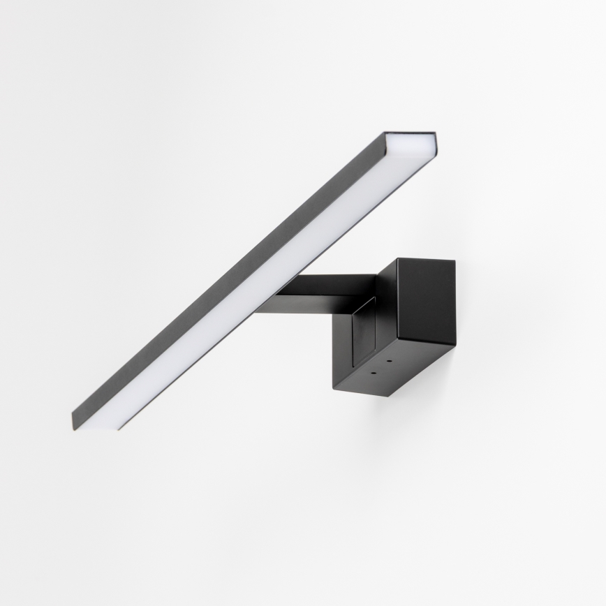 Aigostar - Badrumsspegel med LED-belysning LED/8W/230V 4000K 40 cm IP44 svart