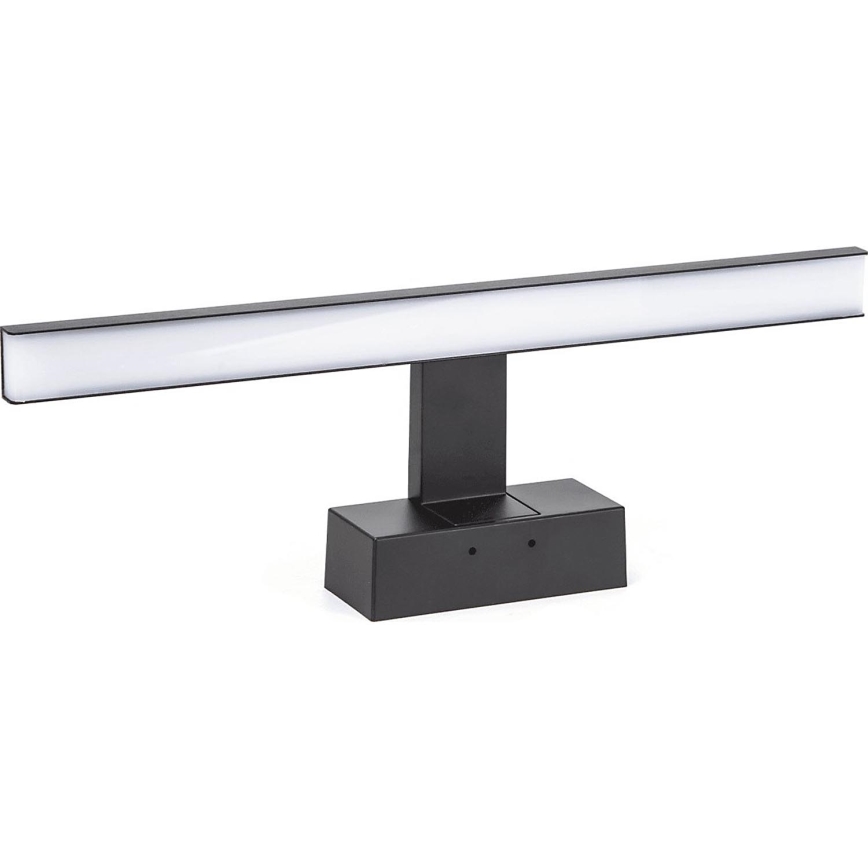 Aigostar - Badrumsspegel med LED-belysning LED/8W/230V 4000K 40 cm IP44 svart