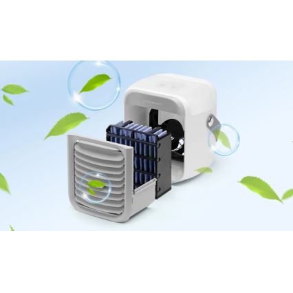 Aigostar - Bärbar air cooler 8W/5V vit