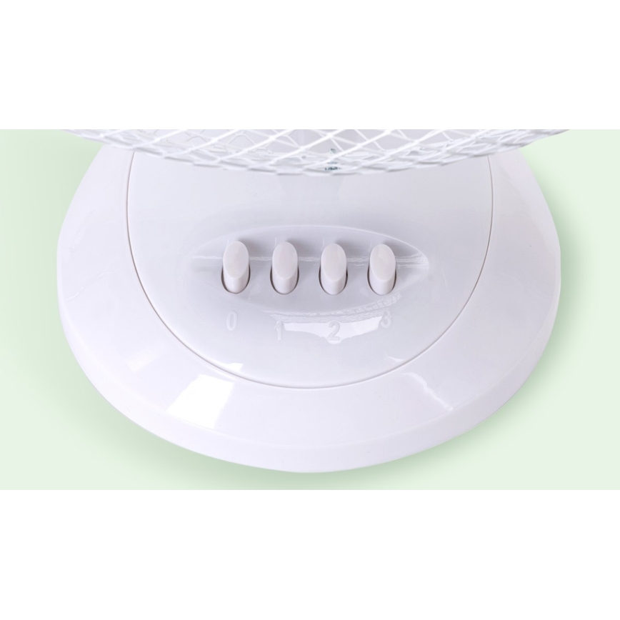 Aigostar - Bordsfläkt 45W/230V 34 cm vit