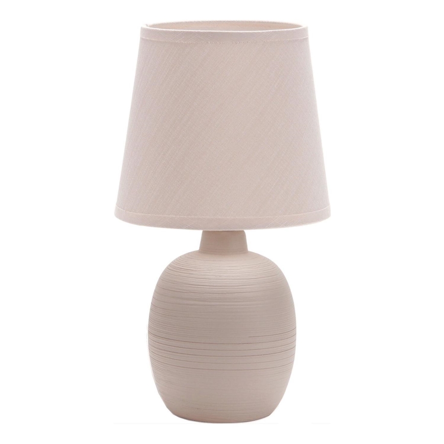 Aigostar - Bordslampa 1xE14/40W/230V beige