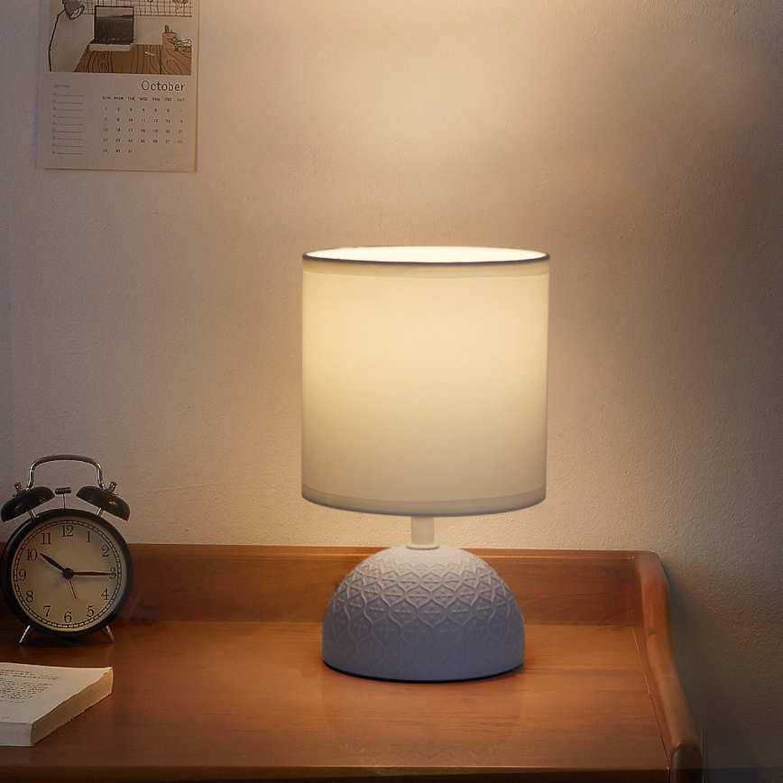 Aigostar - Bordslampa 1xE14/40W/230V blå/vit