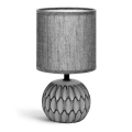 Aigostar - Bordslampa 1xE14/40W/230V grå
