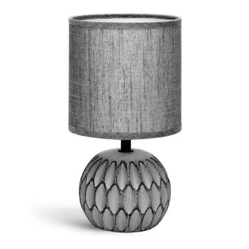 Aigostar - Bordslampa 1xE14/40W/230V grå