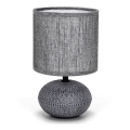 Aigostar - Bordslampa 1xE14/40W/230V grå