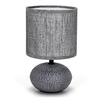 Aigostar - Bordslampa 1xE14/40W/230V grå