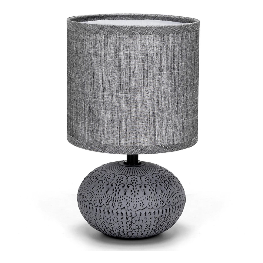 Aigostar - Bordslampa 1xE14/40W/230V grå