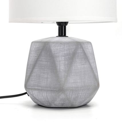 Aigostar - Bordslampa 1xE14/40W/230V grå