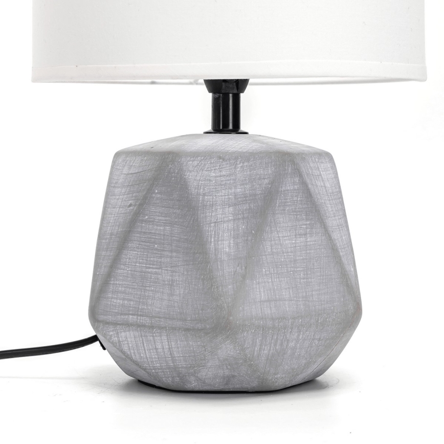 Aigostar - Bordslampa 1xE14/40W/230V grå