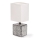 Aigostar - Bordslampa 1xE14/40W/230V grå/vit