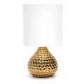 Aigostar - Bordslampa 1xE14/40W/230V guld