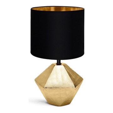 Aigostar - Bordslampa 1xE14/40W/230V gyllene/svart