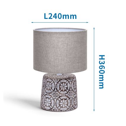 Aigostar - Bordslampa 1xE14/40W/230V