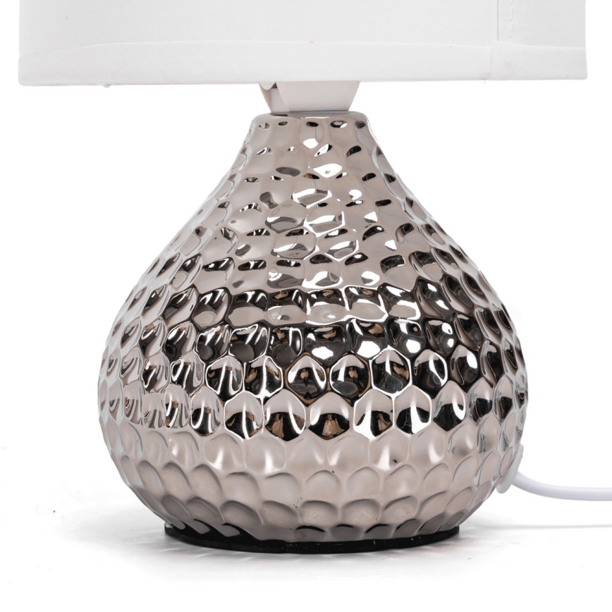 Aigostar - Bordslampa 1xE14/40W/230V skinande krom