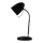 Aigostar - Bordslampa 1xE27/36W/230V svart/skinande krom