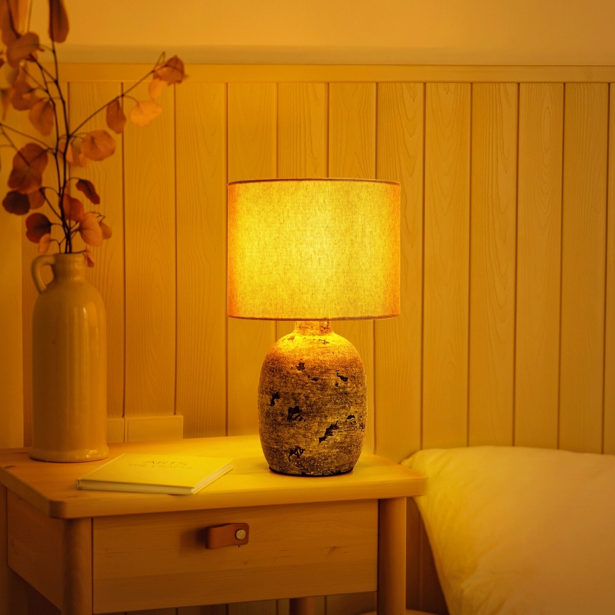 Aigostar - Bordslampa 1xE27/60W/230V