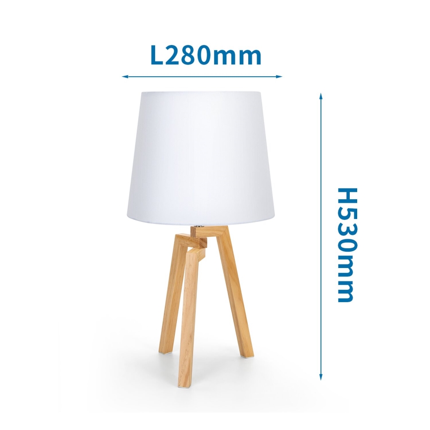 Aigostar - Bordslampa 1xE27/60W/230V