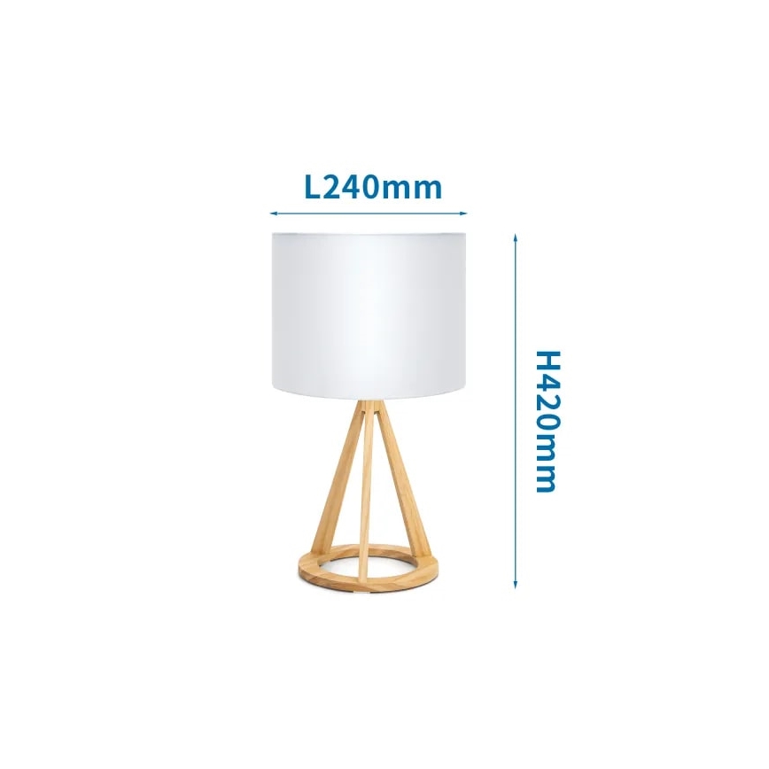 Aigostar - Bordslampa 1xE27/60W/230V tall
