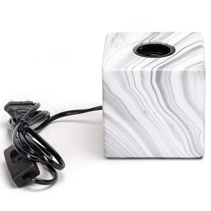 Aigostar - Bordslampa 1xE27/60W/230V vit/grå