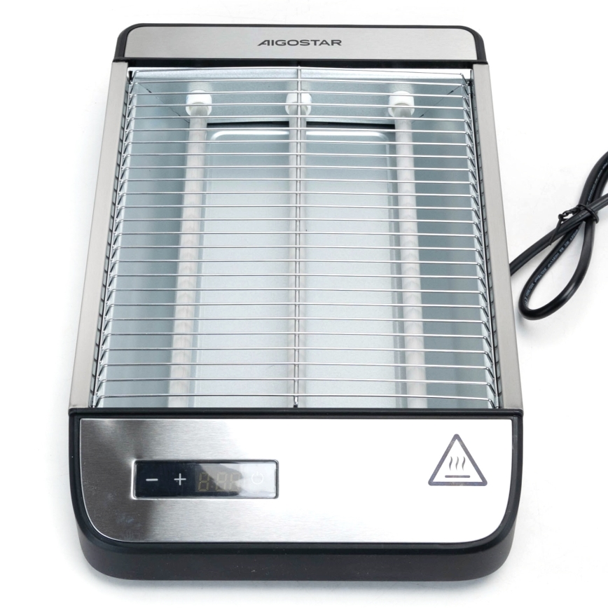 Aigostar - Brödrost 840-1000W/230V matt krom