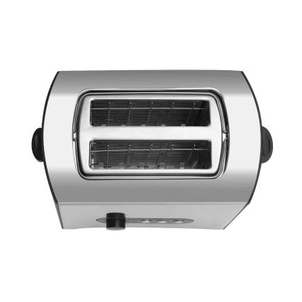 Aigostar - Brödrost för två skivor 900W/230V matt krom