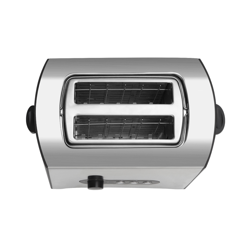 Aigostar - Brödrost för två skivor 900W/230V matt krom