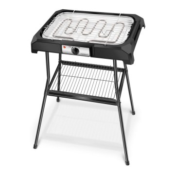 Aigostar - Elektrisk grill med stativ 2000W/230V svart