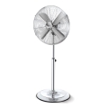 Aigostar - Golvfläkt 50W/230V 44,8 cm blank krom