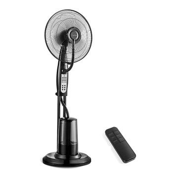 Aigostar - Golvfläkt med vattenspray 75W/230V + RC