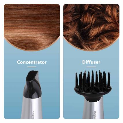 Aigostar - Hairdryer 2200W/230V silver/svart