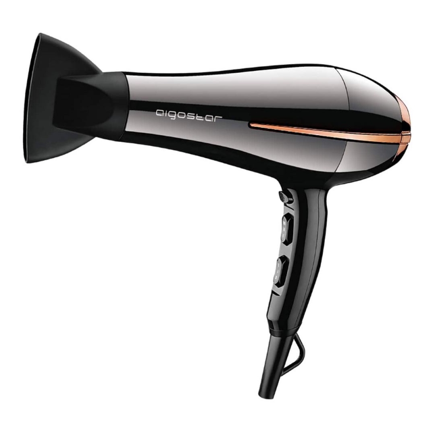 Aigostar - Hairdryer 2400W/230V svart/koppar