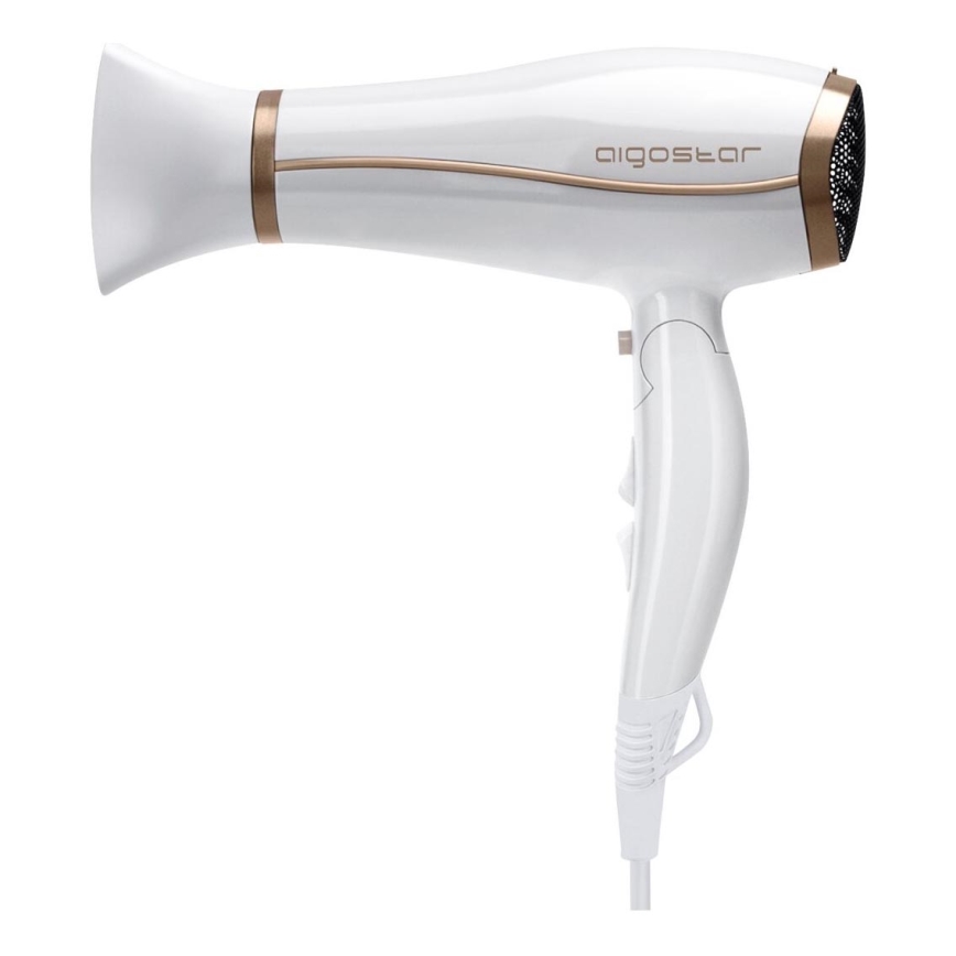 Aigostar - Hårfön med ionisator 2200W/230V vit