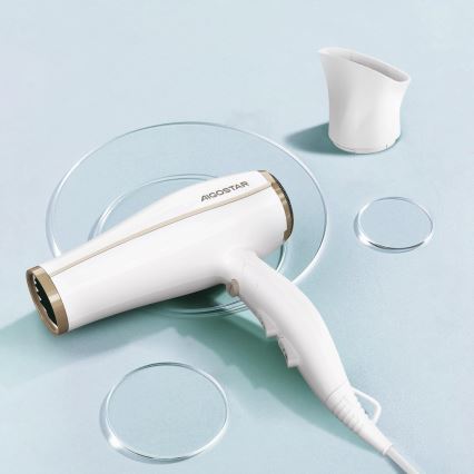 Aigostar - Hårfön med ionisator 2200W/230V vit