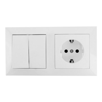 Aigostar - Husbrytare med uttag 1x16A/250V