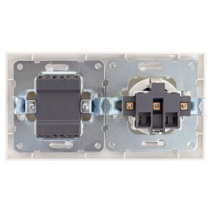 Aigostar - Husbrytare med uttag 1x16A/250V