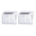 Aigostar - KIT 2x LED solcellslampa för utomhusbruk med sensor LED/1,48W/3,7V IP65 1200 mAh