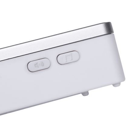 Aigostar - KIT 2x Trådlös dörrklocka 3xAA IP44 silver