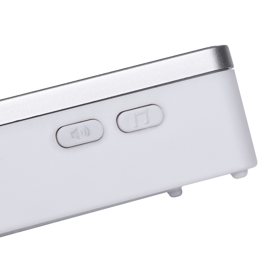 Aigostar - KIT 2x Trådlös dörrklocka 3xAA IP44 silver