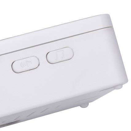 Aigostar - KIT 2x Trådlös dörrklocka 3xAA/12V IP44 vit/svart