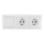 Aigostar - KIT 2x Vägguttag med brytare 2x16A/250V