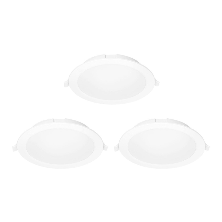 Aigostar - KIT 3x LED Dimbar infälld belysning MESH LED/6W/230V 2700K-6500K diameter 11,5cm