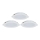 Aigostar - KIT 3x LED Dimbar infälld belysning MESH LED/9W/230V 2700K-6500K diameter 14,5 cm