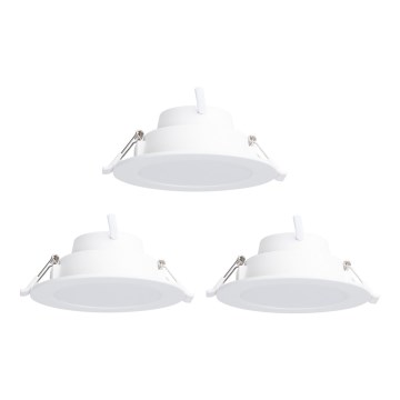 Aigostar - KIT 3x LED RGBW Ljusreglerad upphängd taklampa MESH LED/9W/230V 2700K-6500K diameter 14,5cm